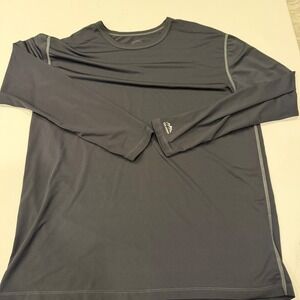 ColdPruf Men's XXL Gray Thermal Base Layer Shirt Long Sleeve Stretch Outdoor